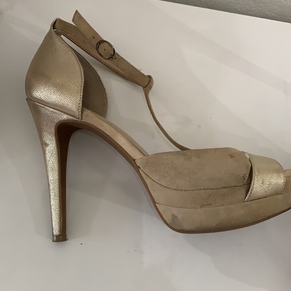 Jessica Simpson Suede and Leather Heels Size 9.5 - Picture 4 of 15